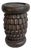 Vintage Small Bamileke Feather Wood Stool For Sale