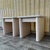 A Pair of Postmodern Custom-Made, Bull-Nose Marble Top Nightstands. Circa 1990s For Sale - Image 18 of 18