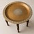 Antique Hand-Crafted Brass and Hardwood Occasional Tea Table, 1890s, Set of 2 For Sale - Image 9 of 11