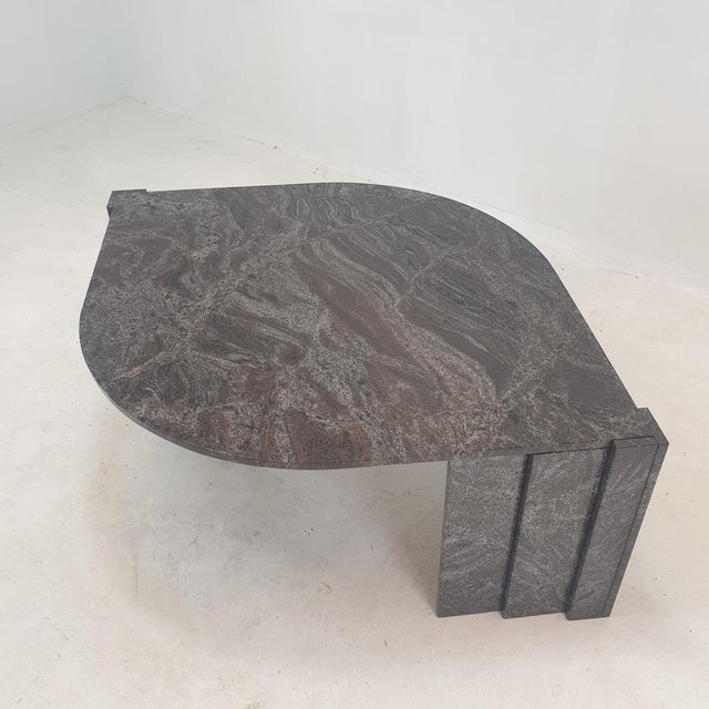 1980s Italian Granite Coffee Table, 1980s For Sale - Image 5 of 18