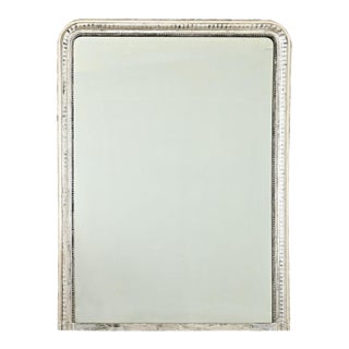 French 19th Century Louis Philippe Silver Gilt Mirror For Sale
