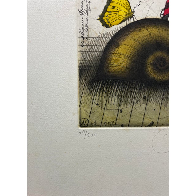 Modern 1980s Udo Nolte Modern Still Life Etching For Sale - Image 3 of 5