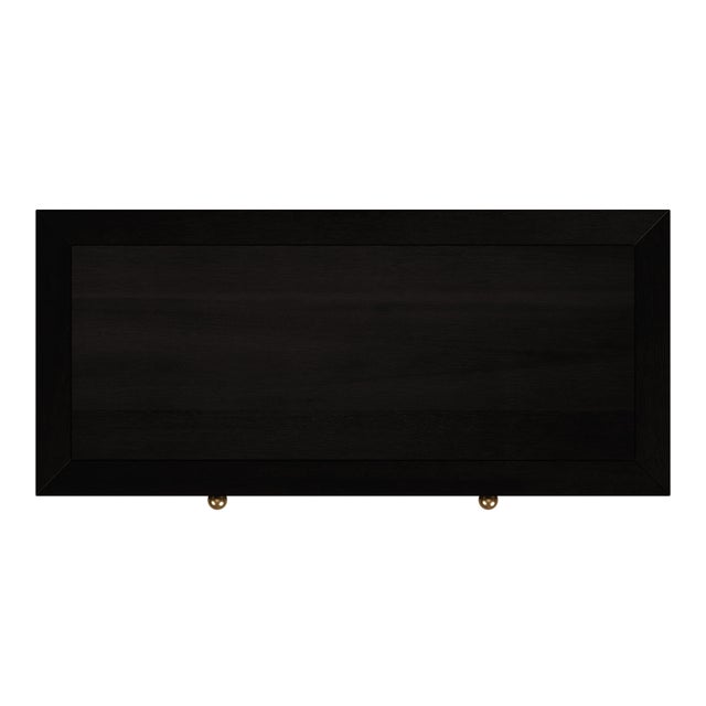 Wood Nora 31 in. W Wood 1 Drawer 2 Door Accent Storage Cabinet, Antique Coffee For Sale - Image 7 of 8