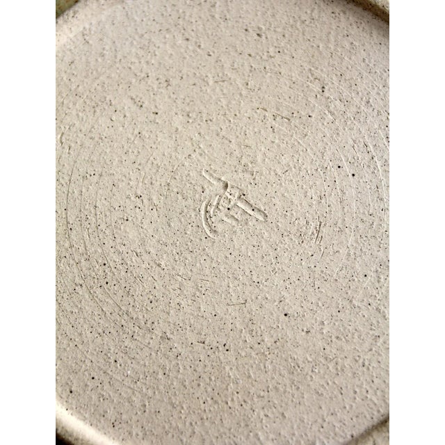 Vintage Studio Pottery Plate For Sale - Image 9 of 10