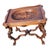 1920 Ornate Carved Angel Display Table With Glass Top and Sculptural Legs For Sale - Image 12 of 18
