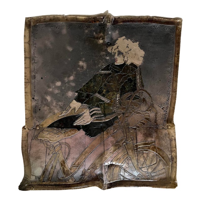 Ceramic Plaque Art Wall Hanging For Sale