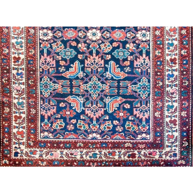 An early 20th Century Caucasus region Shirvan rug with geometric field surrounded by multiple contrasting borders. Size:...