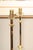 Pair of Architectural Brass Column Lamps, Hollywood Regency Style For Sale - Image 13 of 14