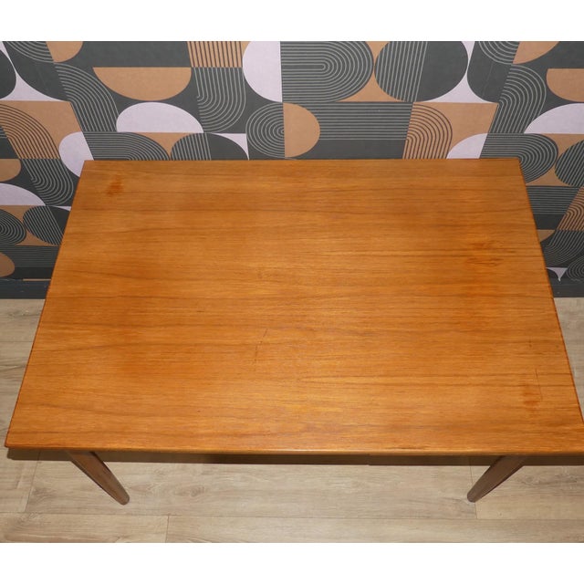 Teak Extendable Dining Table, Denmark, 1960s For Sale - Image 11 of 18