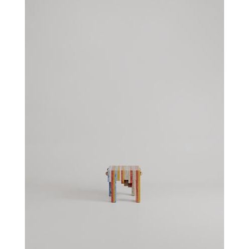 Not Yet Made - Made To Order Architectural Layered Marble Stone Strata Stool by Esther Knopfler For Sale - Image 5 of 12