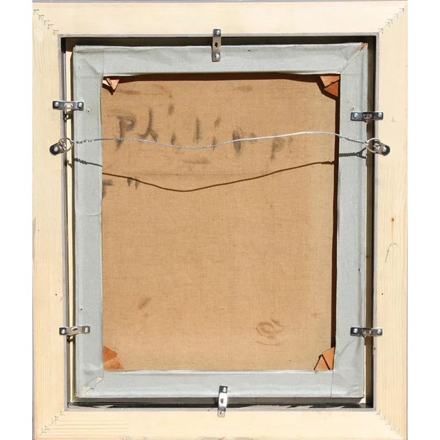 Robert Philipp, Sailor and Reading Woman, Oil Painting For Sale - Image 4 of 6