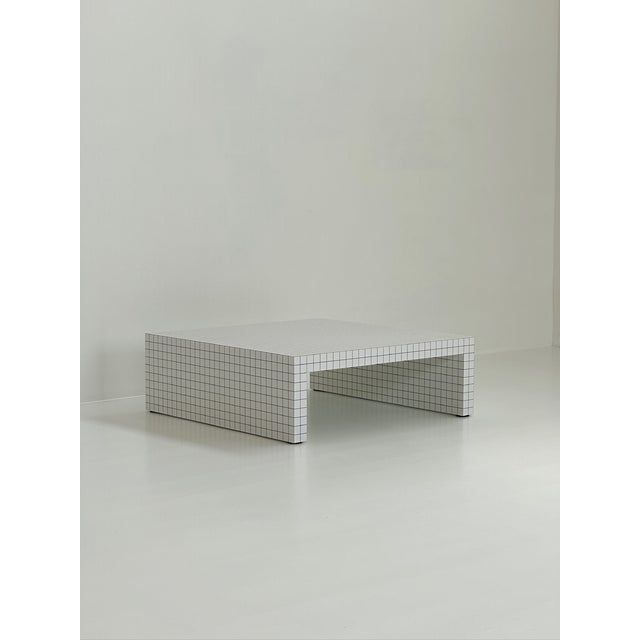 Wood Quaderna Tavolino 656 Coffee Table by Superstudio for Zanotta, 1980s For Sale - Image 7 of 10