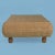 Mario Lopez Torres Large Ottoman. There are minor imperfections to the hand-made woven rattan. Signed Mario Lopez Torres...