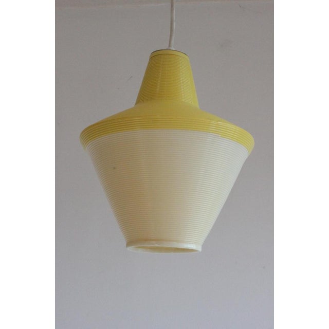 Mid-Century Modern Cellulose Pendant Lamp from Atelier De Recherche Plastique & Rotaflex, 1950s For Sale - Image 3 of 17
