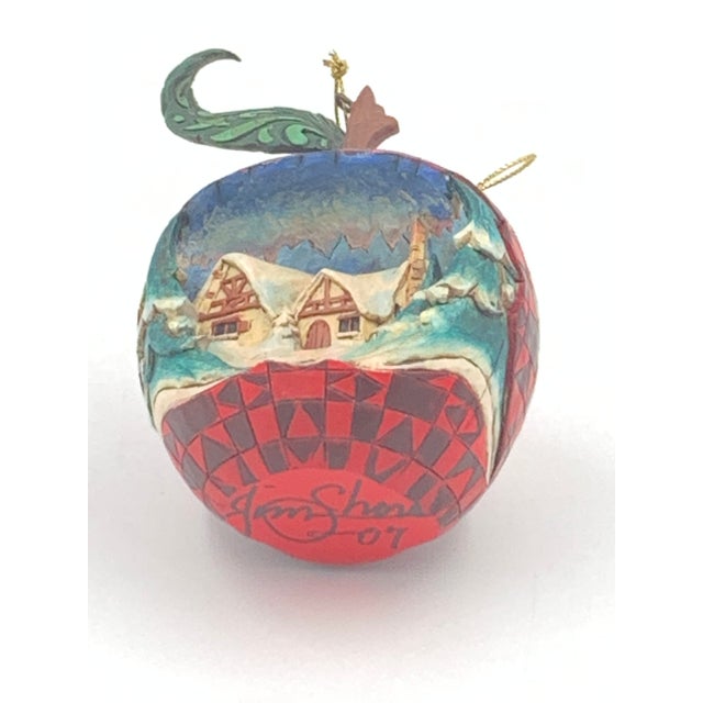 Jim Shore and Snow White and the Dwarfs Ornament Set Rare For Sale - Image 12 of 13