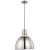 The Huey one-light pendant is offered in the Brushed Nickel, Antique White, Midnight Black, or Satin Bronze finish. The...