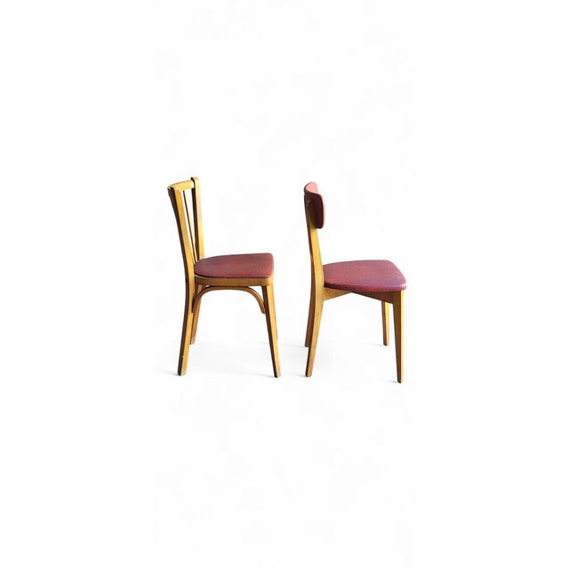 Chairs from Baumann, 1950s, Set of 4 For Sale - Image 9 of 12