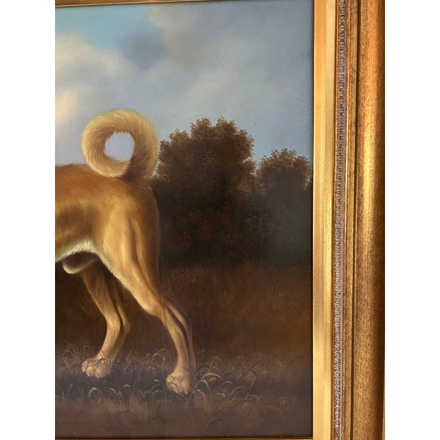 20th Cen. Large Oil Painting Portrait of a Pug Dog Signed Shipley For Sale - Image 4 of 12