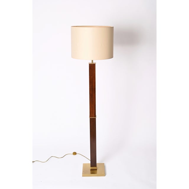1980s Mid-Century Italian Wood and Steel Floor Lamp from Zonca Voghera, 1980s For Sale - Image 5 of 18