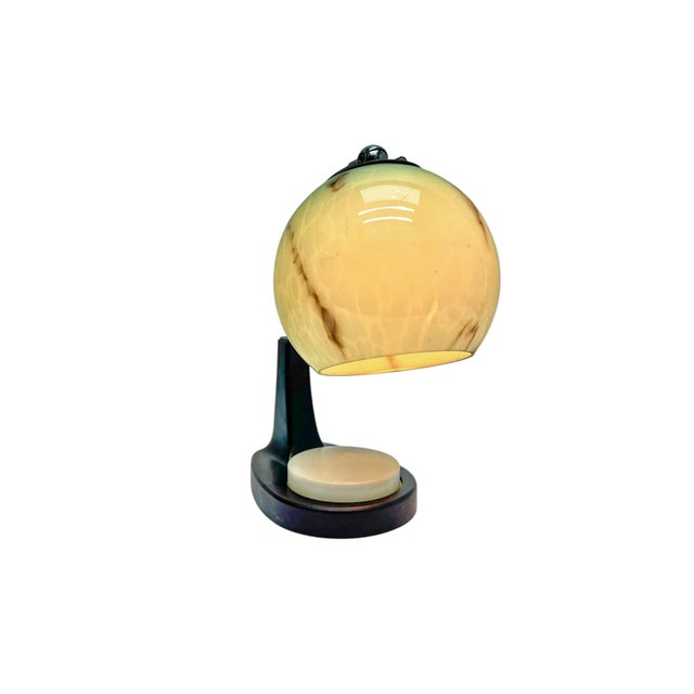 1920s Bauhaus Bakelite Table Lamp by Marianne Brandt for GMF, 1920s For Sale - Image 5 of 13