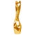 Tall Bronze Gold Leaf Vase by Reda Amalou Design For Sale - Image 15 of 15