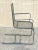 Mid 20th Century Mid 20th Century Industrial Modern Wrought Iron Mesh Spring Cantilever Patio Chair For Sale - Image 5 of 9