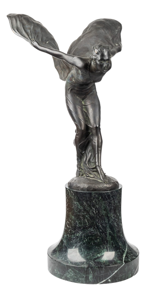 Charles Sykes, Rolls Royce Spirit of Ecstasy No.13, 1890s-1910s, Bronze