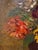 Realism Oil on Canvas Flowers in Vase For Sale - Image 3 of 12