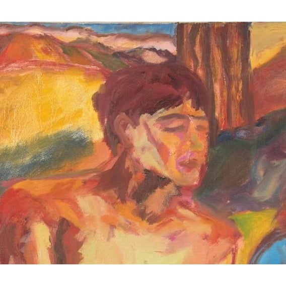 A giclée print of my original oil painting individually signed by me. The painting is titled "The Two Men". It is printed...