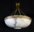 Large Vintage Pendant Chandelier in Alabaster, 1930s For Sale - Image 10 of 14