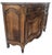 French Antique French Louis XV Walnut Buffet Sideboard Curved Front Carved C1900s For Sale - Image 3 of 17