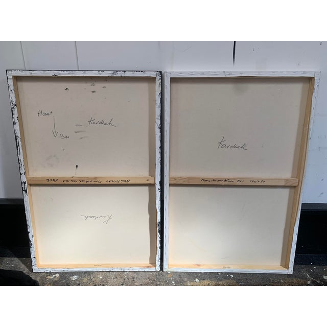 Kardesch, Monochrome Yin & Yang, Oil on Canvas For Sale - Image 4 of 6