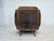 Danish Swivel Armchair in Brown Corduroy, 1970s For Sale - Image 16 of 18