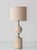 Vintage French Travertine and Chrome Table Lamp by Philippe Barbier, 1960s For Sale - Image 11 of 11