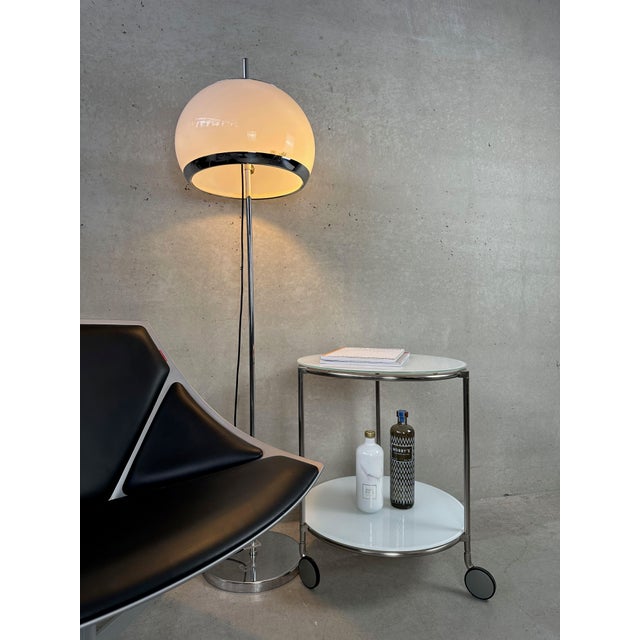 Vintage serving trolley or side table by Ehlen Johansson for Ikea. 1980s. Excellent condition. Two removable glass...