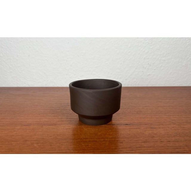 Mid-Century Modern German Studio Pottery Minimalist Vase from BKW Böttger Keramik Wandsbek, Hamburg, 1960s For Sale - Image 9 of 9