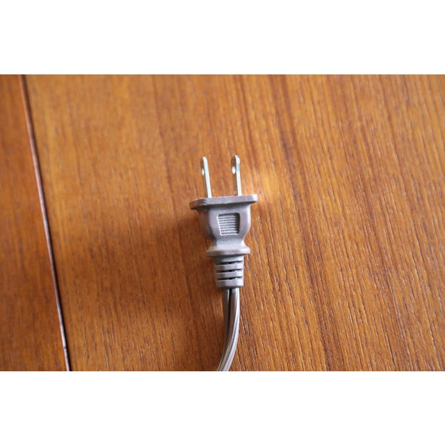 1960s Monumental Vintage Designer Italian Style Red Ceramic Table Lamps - A Pair For Sale - Image 11 of 12