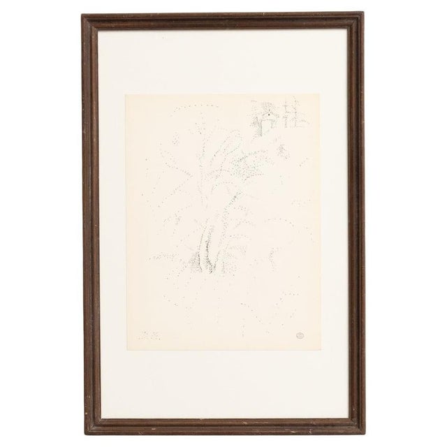 Dora Maar, Pointillist Artwork, 1960, Ink on Paper, Framed For Sale - Image 13 of 13