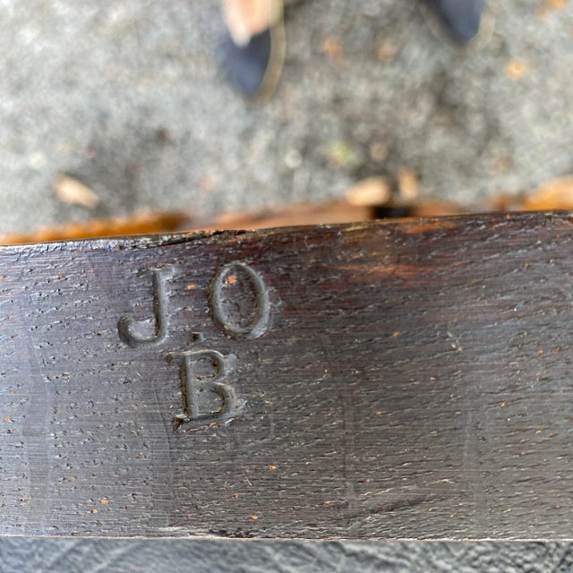 1920s Antique Arts and Crafts Mission Style Tiger Oak Dining Chair For Sale In Seattle - Image 6 of 6