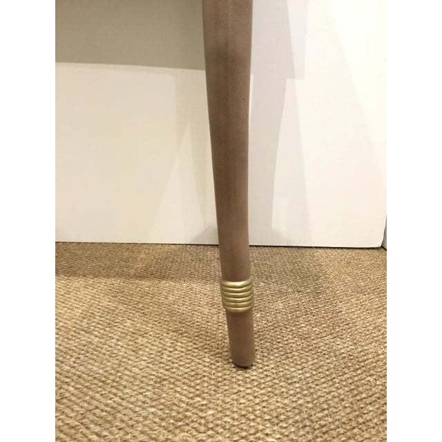 Caracole Modern Taupe and Ivory Wood Vanity Desk For Sale In Atlanta - Image 6 of 7