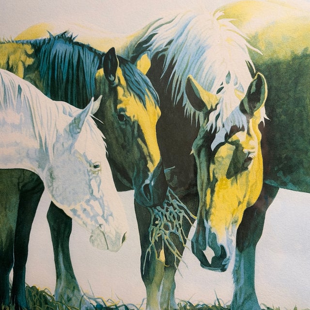 Wood Jeanne Rager Signed & Numbered & Framed Limited Edition Print, 1991 For Sale - Image 7 of 7
