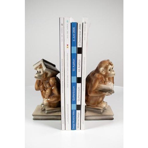 Ceramic Bookends from Norleans, Set of 2 For Sale - Image 12 of 12