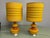 Mid-Century Ochre Yellow Opaline Glass Table Lamp with Shade from Glasfabriek De Rupel, Belgium, 1960s For Sale - Image 4 of 13