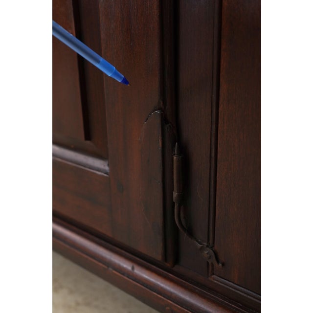 Period Antique 18th Century Pine Pa Dutch Step Back Cabinet For Sale - Image 14 of 18