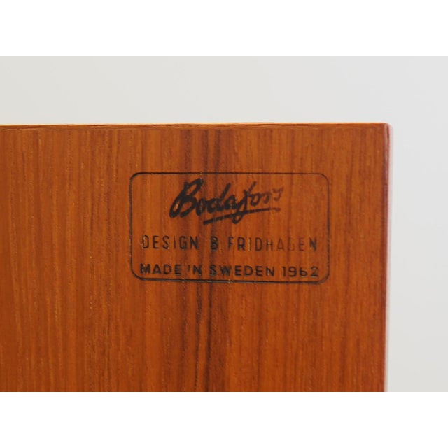 Scandinavian Teak Bookcase by Bertil Fridhagen for Bodafors, 1960s For Sale - Image 17 of 18