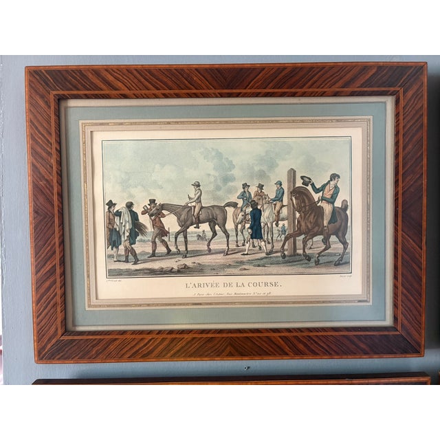 Set of Four French Engravings in Antique Frames, Circa 1870 For Sale - Image 4 of 12
