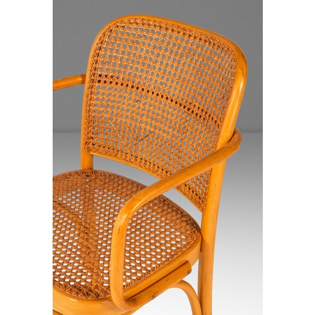 Set of Two (2) Bentwood Model 811 "Prague" Dining Chairs by Josef Frank & Josef Hoffmann for Stendig, Poland, C. 1960s For Sale - Image 12 of 18