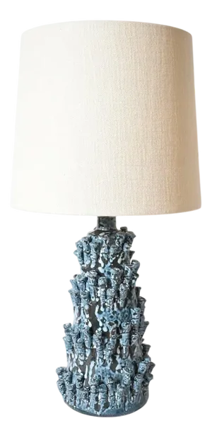 Belize Light Blue Lamp by Barracuda Interiors