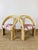 Vintage 1980s Natural Rattan Bent Dining Chairs, Set of 4 For Sale - Image 9 of 11