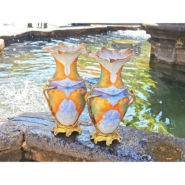 Vases, 1980s, Set of 2 For Sale - Image 6 of 18